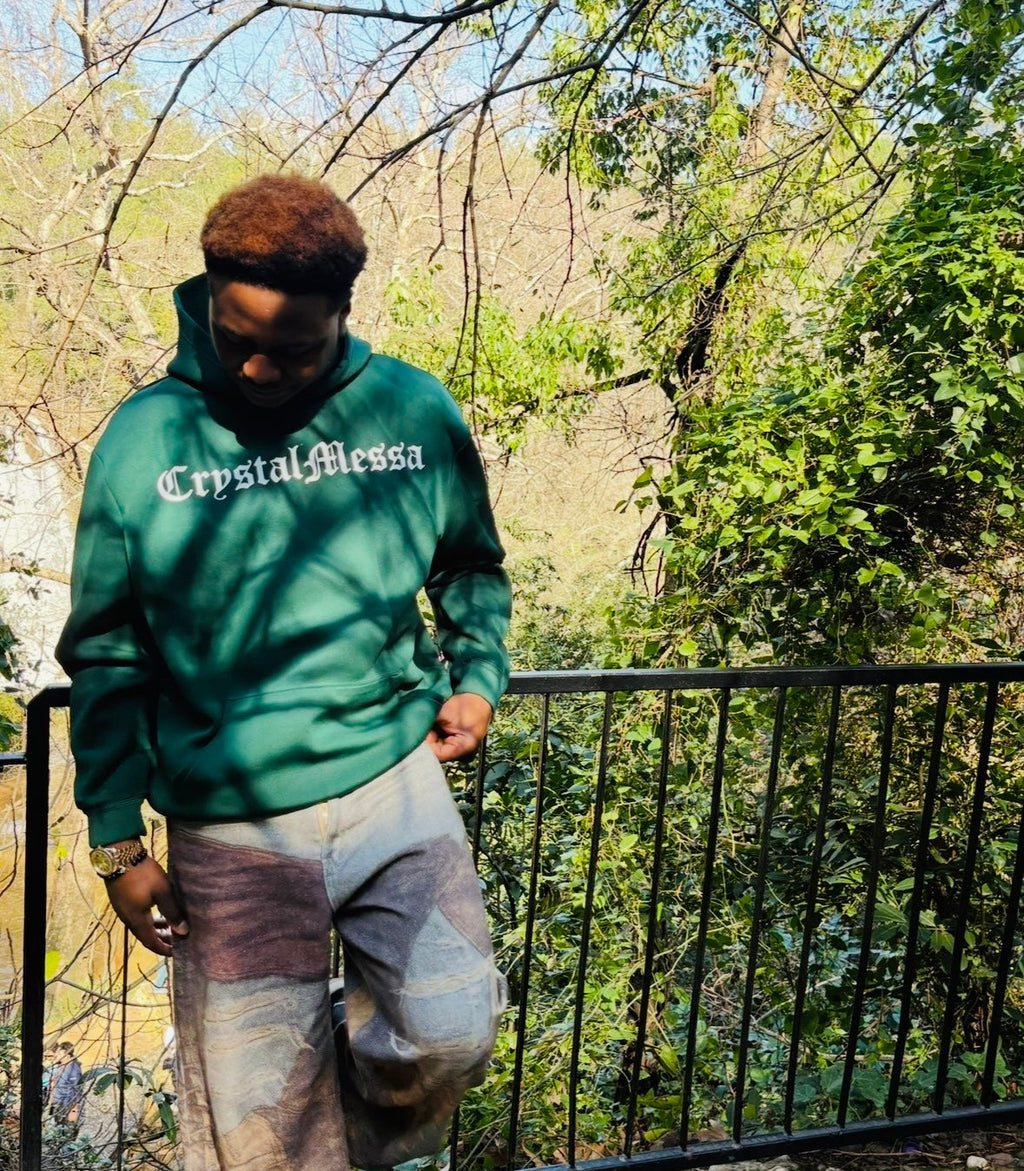 Crystal Messa Green Hoodie